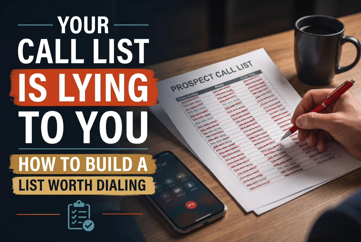 Your Call List Is Lying to You: How to Build a List Worth Dialing